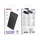 Повербанк портативний акумулятор Power bank BOROFONE BJ88 Clever 10000 mAh Black