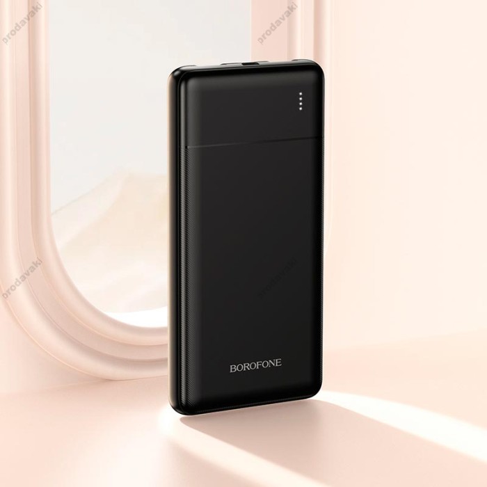 Повербанк портативний акумулятор Power bank BOROFONE BJ88 Clever 10000 mAh Black
