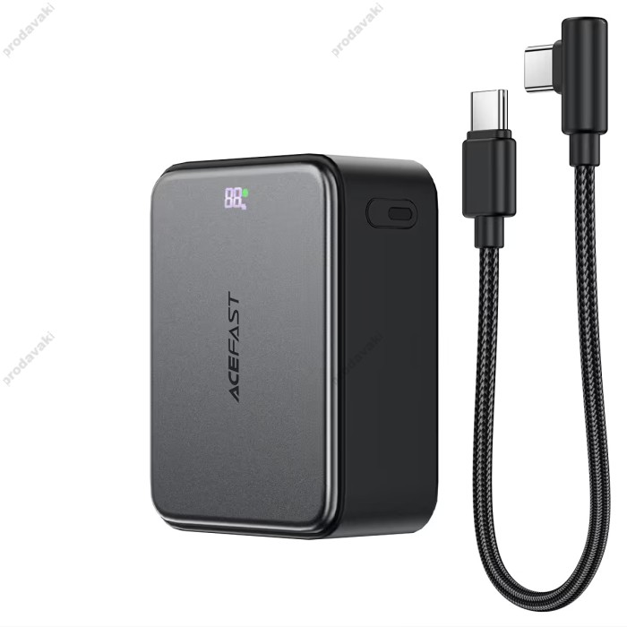 Повербанк портативний акумулятор Power bank ACEFAST M28 PD fast charging 22.5W 10000 mAh Black