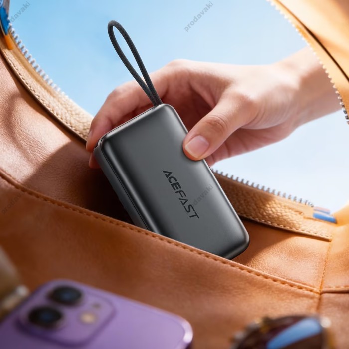 Повербанк портативний акумулятор Power bank ACEFAST M32 PD fast charging 35W 10000 mAh Grey