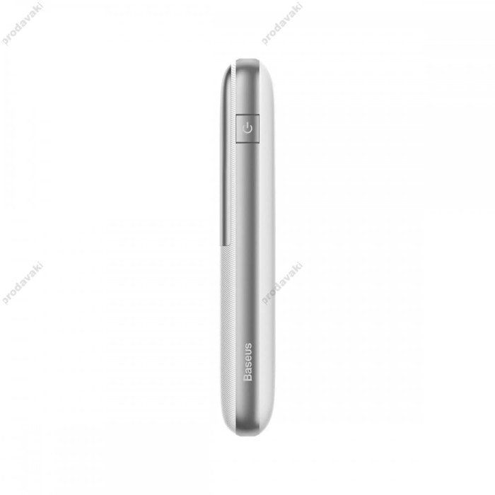 Повербанк портативний акумулятор Power bank Baseus Bipow Pro Digital Display 22.5W 10000 mAh White PPBD040002