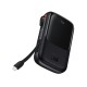 Повербанк портативний акумулятор Power bank Baseus Qpow Pro Digital Display (Lightning Cable) 20W 10000 mAh Black PPQD020001