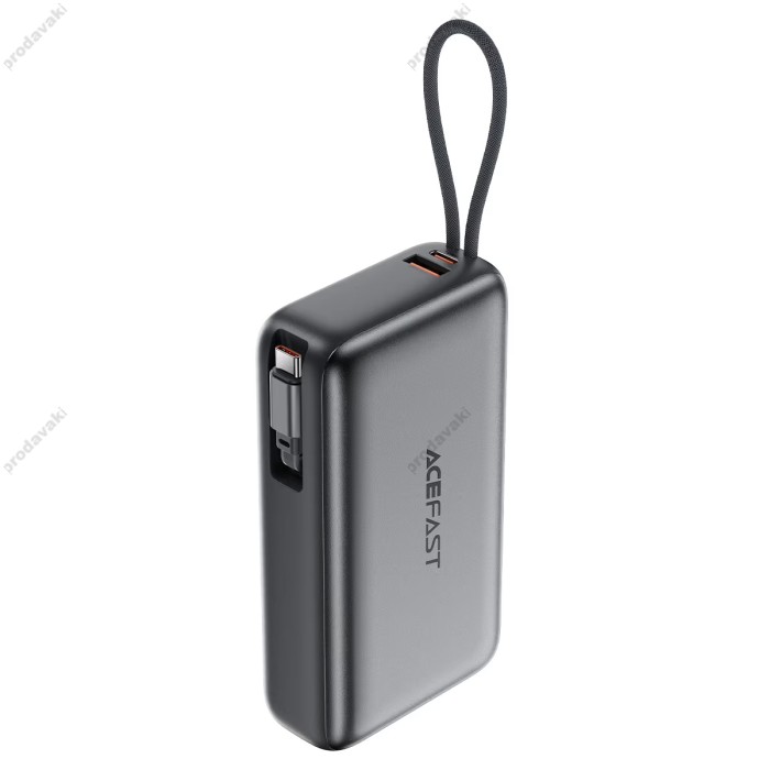 Повербанк портативний акумулятор Power bank ACEFAST M34 PD fast charging 45W 20000 mAh Grey