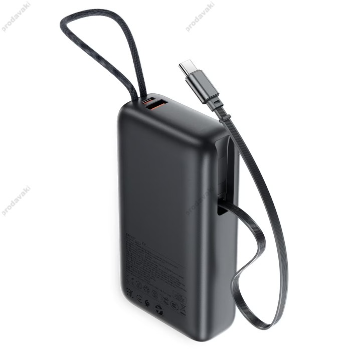 Повербанк портативний акумулятор Power bank ACEFAST M34 PD fast charging 45W 20000 mAh Grey