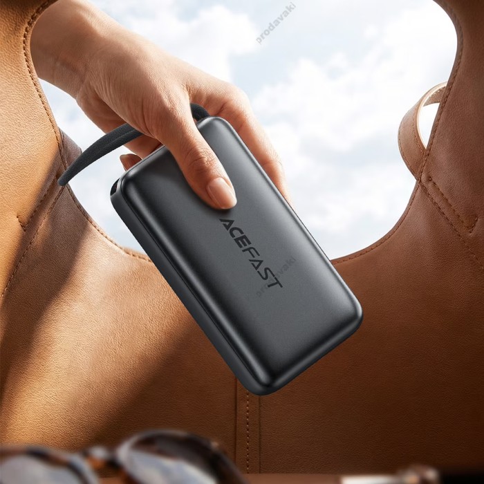 Повербанк портативний акумулятор Power bank ACEFAST M34 PD fast charging 45W 20000 mAh Grey