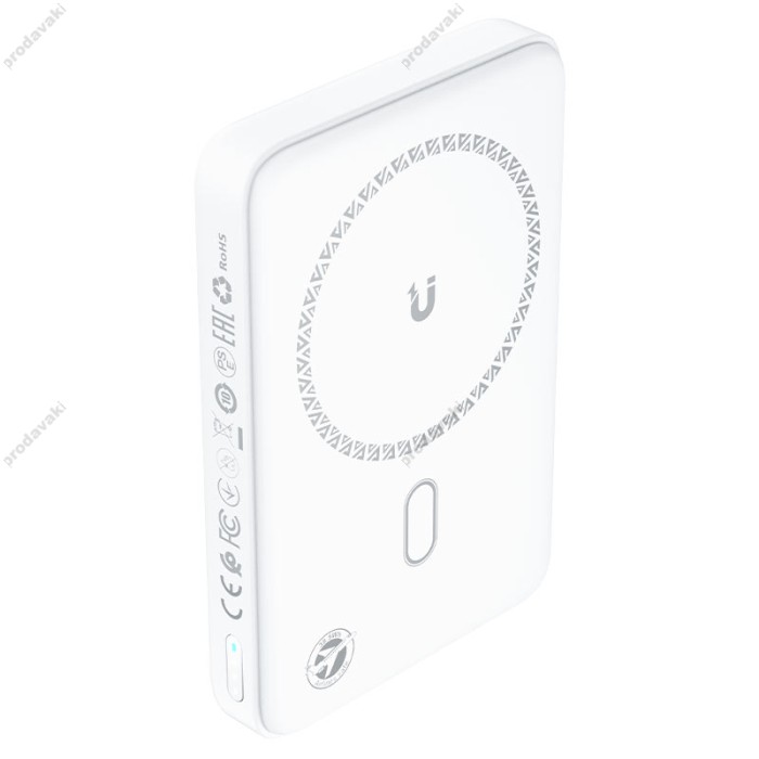 Повербанк портативний акумулятор Power bank Acefast M26 fast wireless charging MagSafe магнітний 20W 10000 mAh White