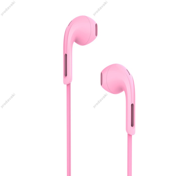 Дротові навушники HOCO M39 Rhyme sound earphones with microphone Pink