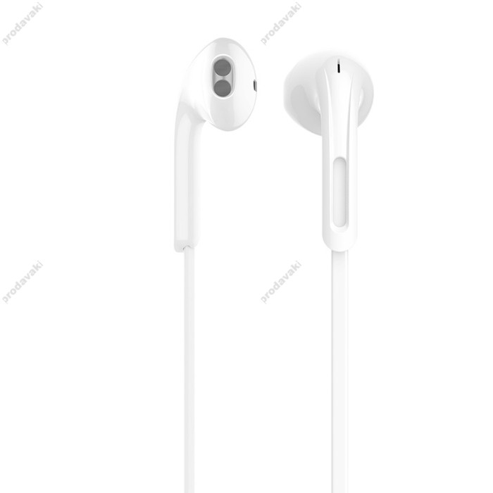 Дротові навушники HOCO M39 Rhyme sound earphones with microphone White