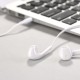 Дротові навушники HOCO M39 Rhyme sound earphones with microphone White