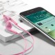 Дротові навушники HOCO M39 Rhyme sound earphones with microphone Pink
