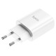 Мережевий зарядний пристрій HOCO N14 Smart single port Type-C to Lightning 20W White