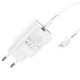 Мережевий зарядний пристрій HOCO N14 Smart single port Type-C to Lightning 20W White