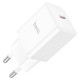 Мережевий зарядний пристрій HOCO N27 Innovative Type-C Cable 20W White
