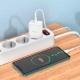 Мережевий зарядний пристрій HOCO N27 Innovative Type-C Cable 20W White