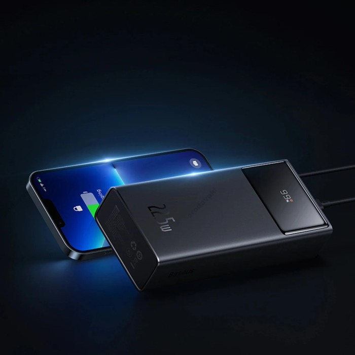 Повербанк портативний акумулятор Power Bank Baseus EnerFill FP41 22.5W 30000 mAh Black E0027K00