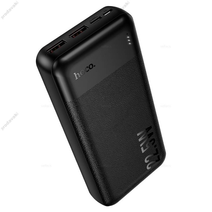 Повербанк портативний акумулятор Power bank Hoco J159A Essence fully compatible 22.5W 20000 mAh Black