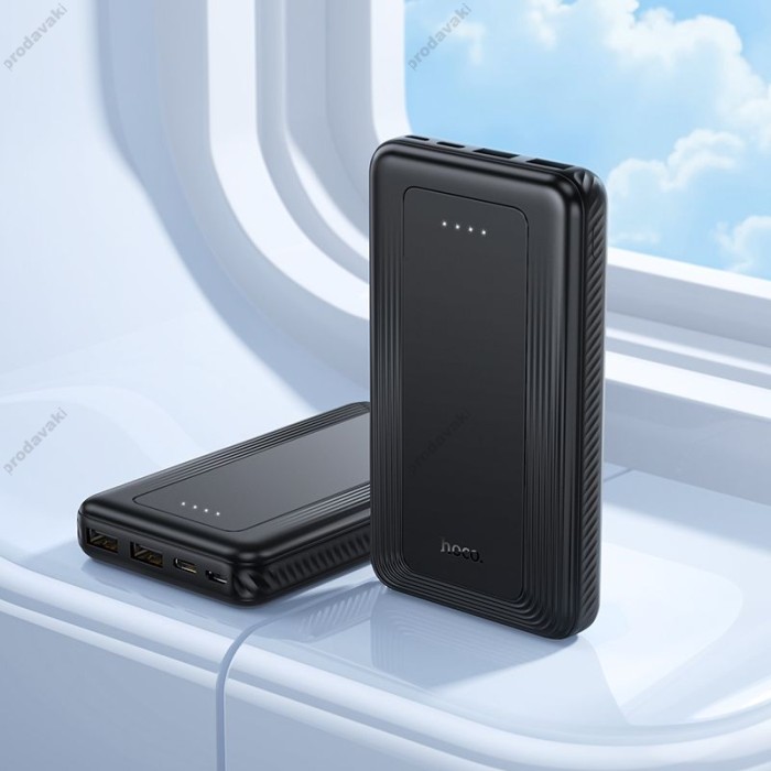 Повербанк портативний акумулятор Power bank Hoco J165 Honey 10000 mAh Black