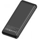 Повербанк портативний акумулятор Power bank XO PB308 USB-C 20W/USB-A 22.5W 10000 mAh Black
