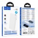 Повербанк портативний акумулятор Power bank Hoco J158A Runner 10000 mAh White
