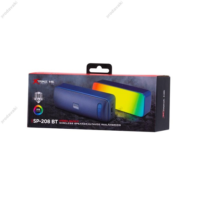 Комп'ютерна колонка XTRIKE ME SP-208BT Wireless Speaker RGB 10W Black