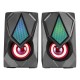 Комп'ютерна колонка XTRIKE ME SK-402 Wired Speaker RGB 6W Black