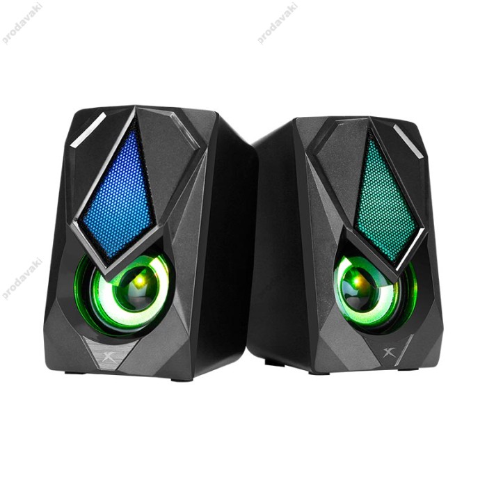 Комп'ютерна колонка XTRIKE ME SK-402 Wired Speaker RGB 6W Black