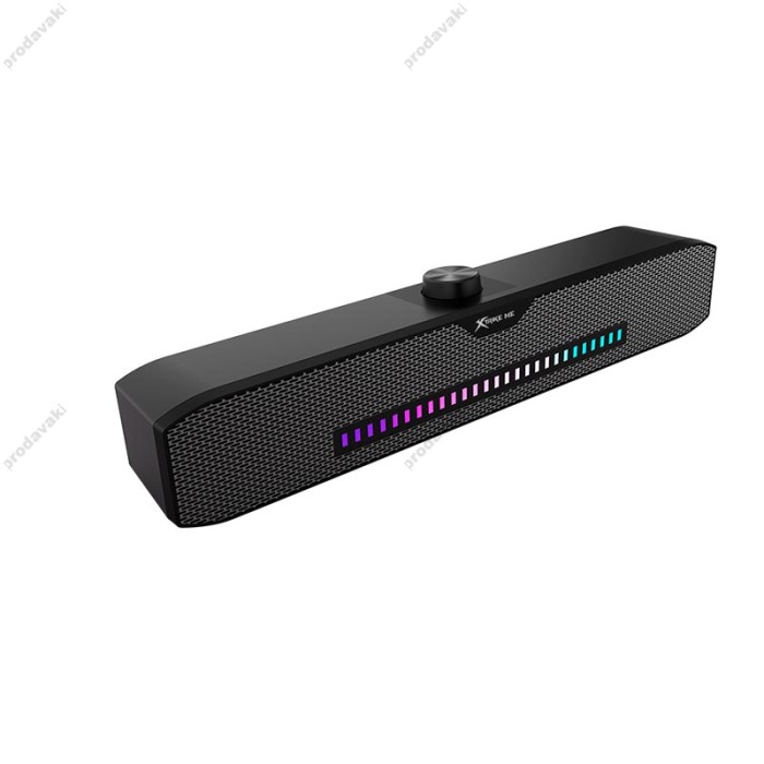 Комп'ютерна колонка XTRIKE ME SK-403 Wired Speaker RGB 6W Black