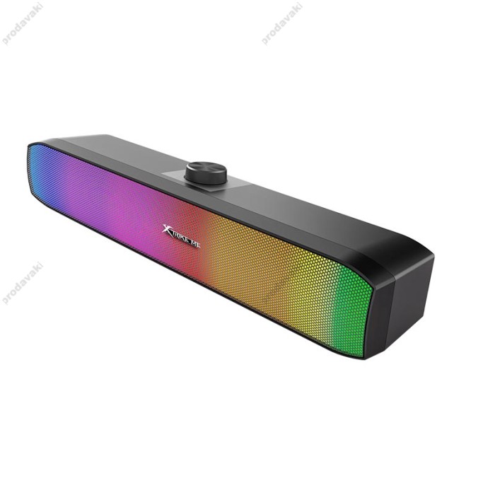 Комп'ютерна колонка XTRIKE ME SK-605 Wired Speaker RGB 6W Black