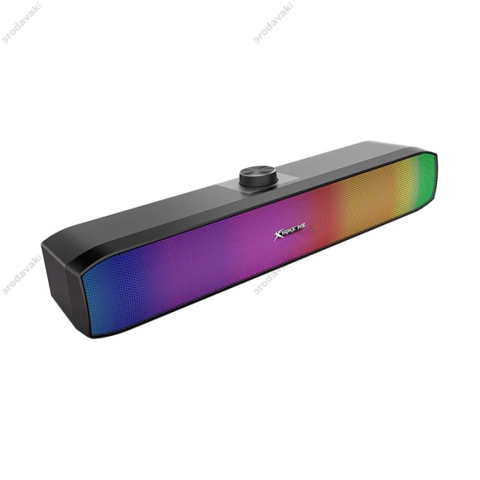 Комп'ютерна колонка XTRIKE ME SK-605 Wired Speaker RGB 6W Black