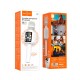 Портативна колонка-мікрофон HOCO L24 Shine karaoke microphone BT5.4, USB/TF/AUX RGB BT 5.4 White