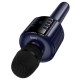 Портативна колонка-мікрофон HOCO L24 Shine karaoke microphone BT5.4, USB/TF/AUX RGB BT 5.4 Blue