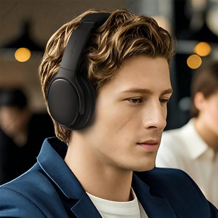 Бездротові Bluetooth навушники ACEFAST H10 Wireless Headset BT 5.4 Black
