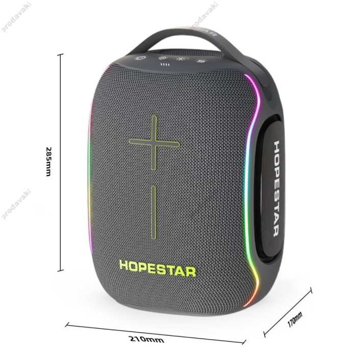 Портативна колонка Bluetooth Hopestar H71 120W Grey