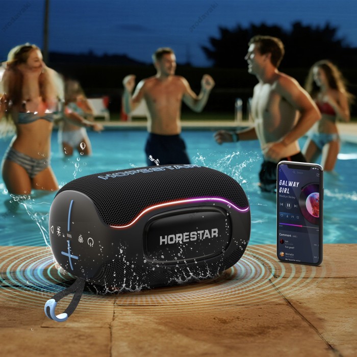 Портативна колонка Bluetooth Hopestar H72 60W Black