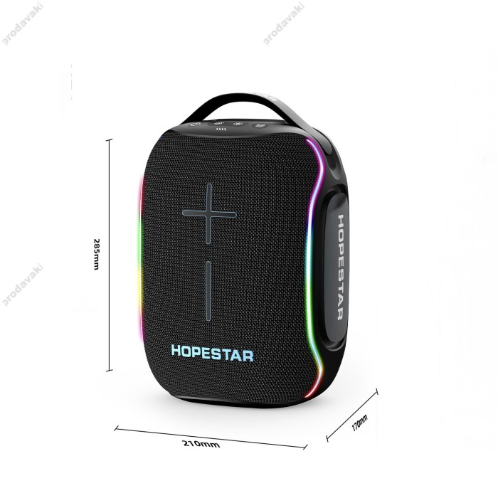 Портативна колонка Bluetooth Hopestar H71 120W Black