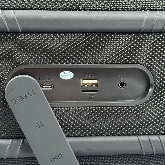 Портативна колонка Bluetooth Hopestar H71 120W Black