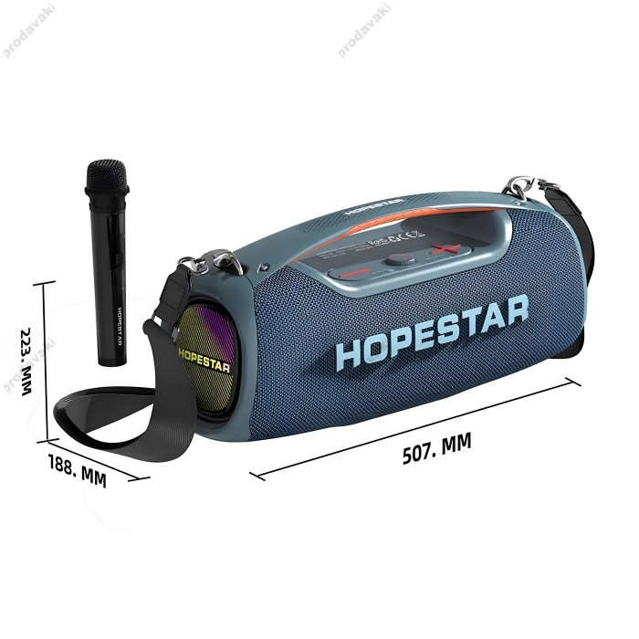 Портативна Колонка Bluetooth HOPESTAR A60 100W Blue