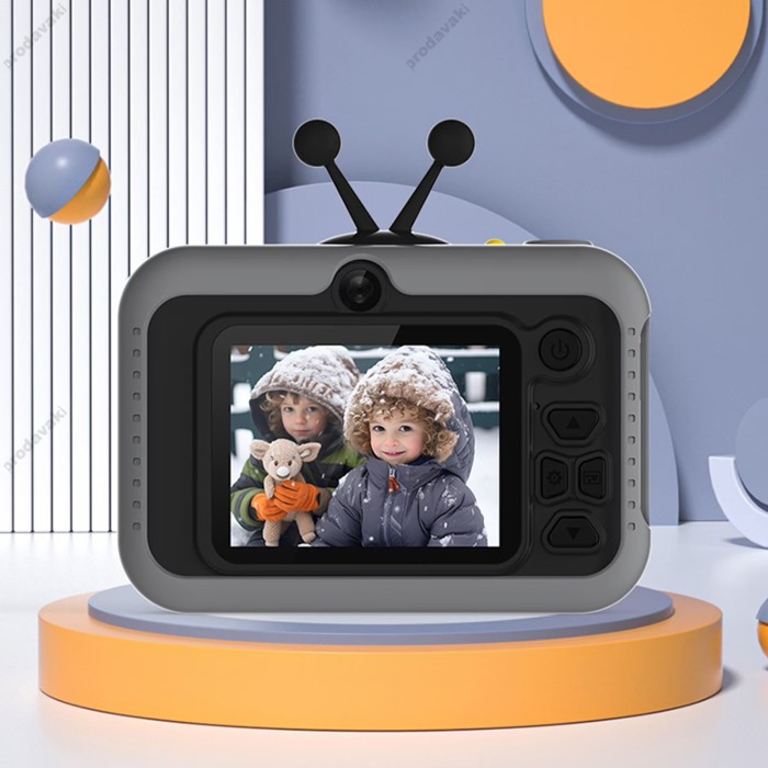 Дитяча фото/відео камера Children'S fun Camera X14 Grey