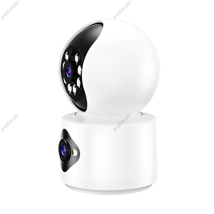 Камера відеоспостереження XO CR07 EU Supreme Pixel Dual Camera 2.4G WS WiFi + BT White