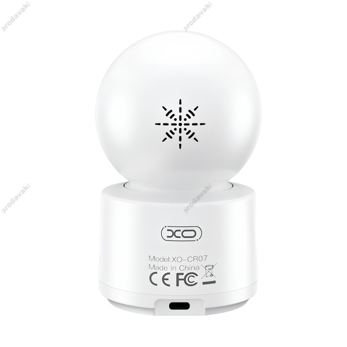 Камера відеоспостереження XO CR07 EU Supreme Pixel Dual Camera 2.4G WS WiFi + BT White