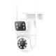 Камера відеоспостереження XO CR06 Dual Screen Outdoor Dome Camera White