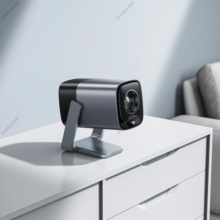 Проектор Hoco DT7 Smart electric focus projector (1080P Android version) Metal-grey