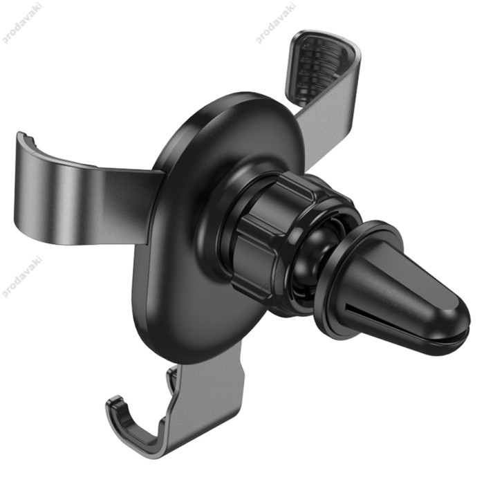 Автомобільний тримач Hoco CA56 Plus Armor metal gravity Car holder Black
