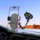 Автомобільний тримач Hoco H20 Mighty one-button car holder (windshield) Black