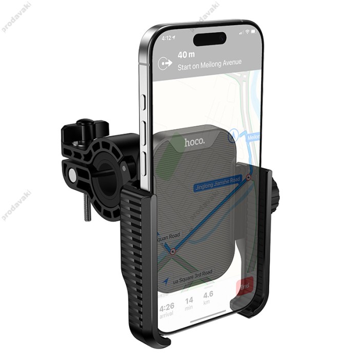 Тримач телефону для велосипеда/мотоцикла Hoco H91 Milly motorcycle bicycle universal holder Black