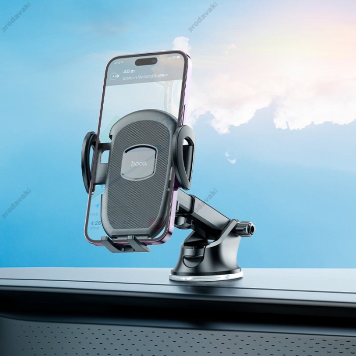 Автомобільний тримач Hoco H9 General car holder(center console) Black