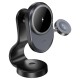 Автомобільний тримач із бездротовою зарядкою Hoco HW28 xcelso 2-in-1 wireless (center console) 15W Black