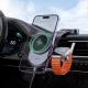 Автомобільний тримач із бездротовою зарядкою Hoco HW28 xcelso 2-in-1 wireless (center console) 15W Black