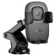 Автомобільний тримач із бездротовою зарядкою Hoco HW32 Crown push-type wireless Black