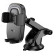 Автомобільний тримач із бездротовою зарядкою Hoco HW32 Crown push-type wireless Black